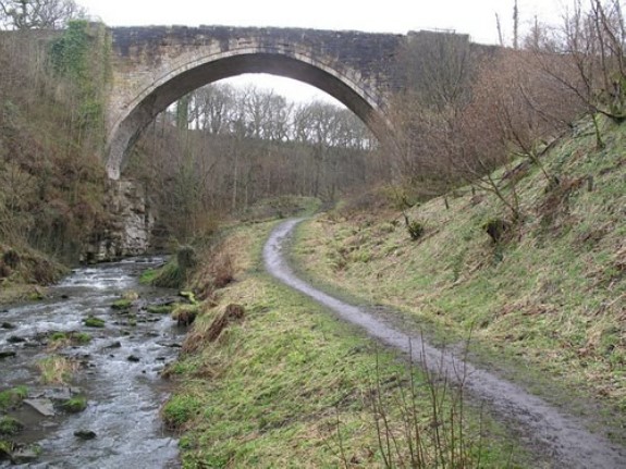 The Causey Arch of 1726 - the oldest railway bridge of all